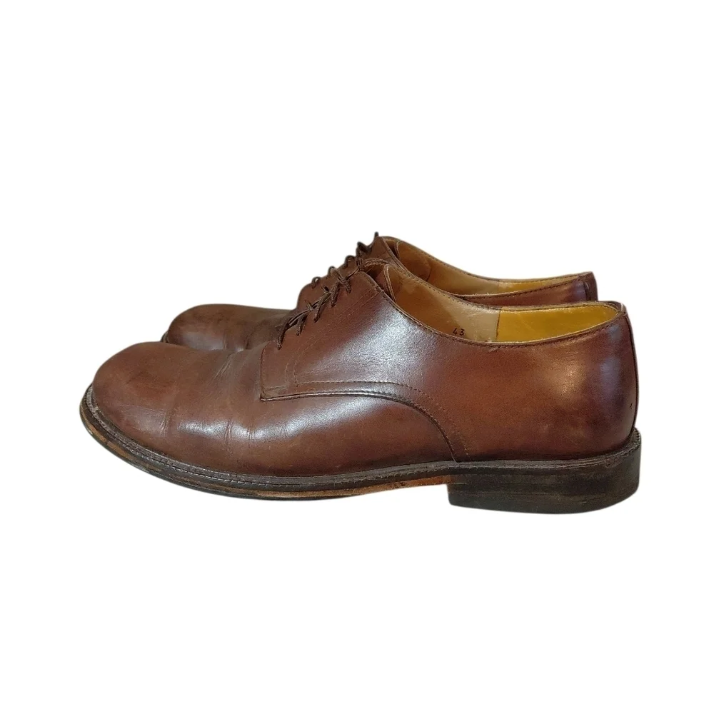 Birkenstock Brown Leather Oxfords Men's Brown Lace Up Shoes Size 12